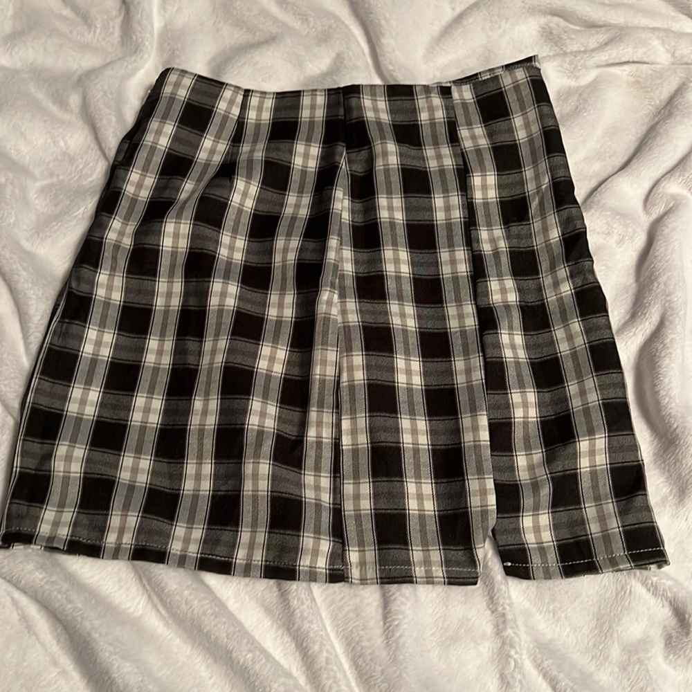 Plaid pencil skirt, size S